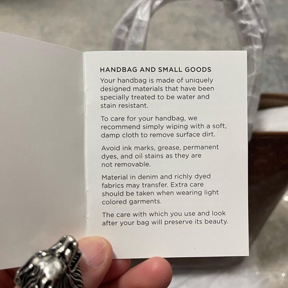 NWT Michael Kors Jodie Small Logo Jacquard Tote Bag In Luggage/Brown Color - Picture 11 of 12